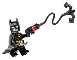 Batman z wyrzutnią haka