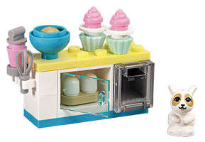 Zestaw do wypieków + króliczek<br>+zabawka niespodzianka