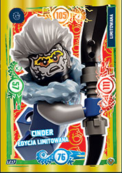 karta limitowana z kolekcji LEGO® NINJAGO® TCG9 Następny Poziom