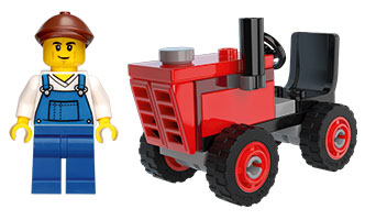 rolnik + traktor