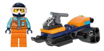 Odkrywca + skuter śnieżny