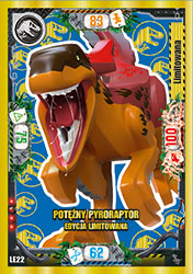 karta limitowana kolekcji LEGO® Jurassic World™ TCG seria 3