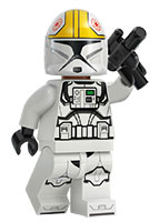 Pilot oddziału klonów Fazy 1.