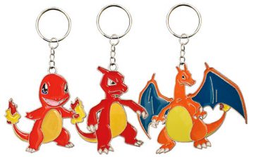 breloki do kluczy z ewolucjami Charmandera