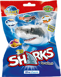 rekiny <br>(1 z 20 zabawek dołączana losowo)