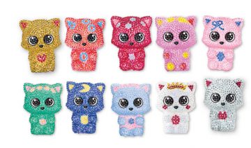 1 z 10 figurek kotków Diamondix<br> do samodzielnego wyklejenia diamencikami