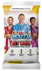 Saszetka z kartami Topps Match Attax 2025/26