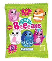 figurka zabawnych zwierzątek-fasolek z serii Funny Beeeans Green<br>zabawki dołączane losowo